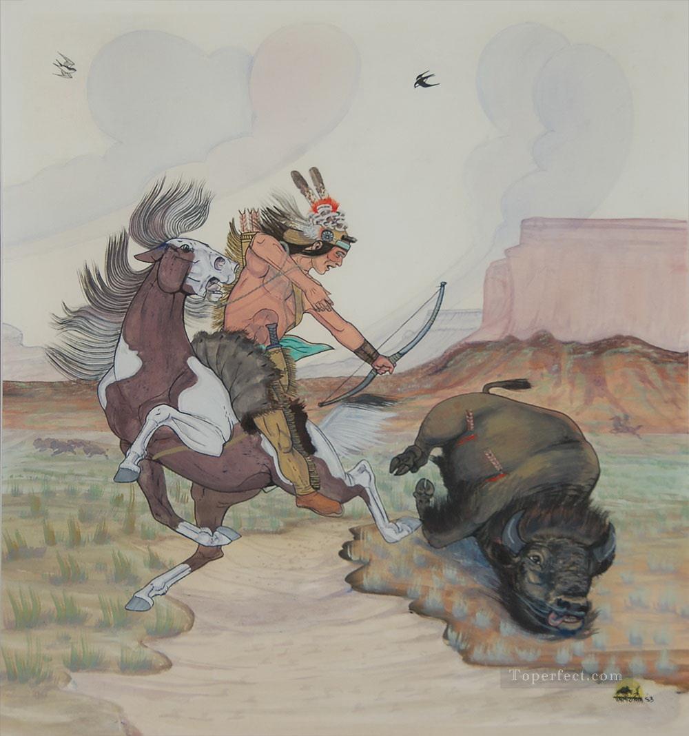 indios americanos occidentales 46 Pintura al óleo